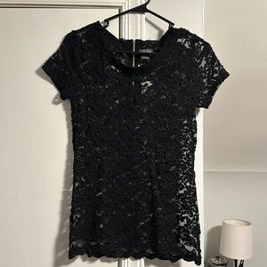 Black Lacey Shirt